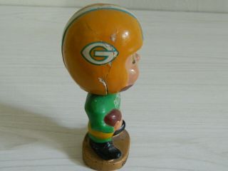 Green Bay Packers 1960 ' s Vintage Kissing Boy Bobblehead Nodder Very Rare 3