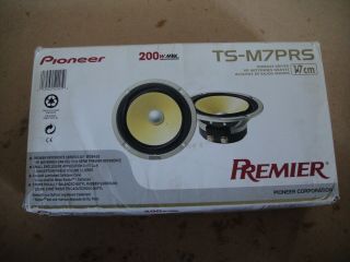 Old School Pioneer (rare) Premier Ts - M7prs 6 3/4 Inch 200 Watts Car Speakers