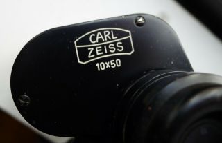 CARL ZEISS 10X50 BINOCULARS - VERY - GLASS - SHARP - RARE 2