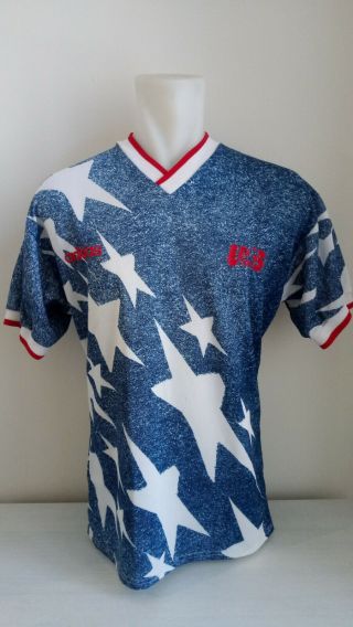 Jersey Shirt Adidas Usa United States 1994 Wc Away 38 - 40 Rare N0 Match Worn