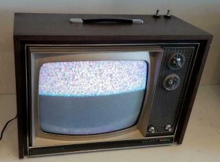 Heathkit Tv Gr - 169 14 " Vintage Mid - Century Woodgrain Crt Tv Retro Gaming Rare