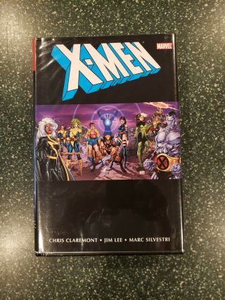 X - Men Omnibus Vol.  1 Chris Claremont Hc Oop (very Rare Dm Variant Cover) (signed)
