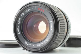 " Rare O Lens " [n.  Mint] Canon Fd 35mm F2 S.  S.  C.  Ssc Wide Angle Lens From Japan
