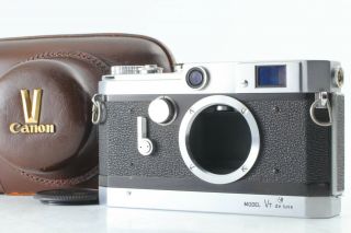 Rare,  Vintage Canon Vt De Luxe 35mm Rangefinder Film Camera From Japan