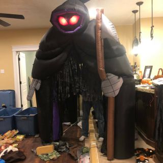 Gemmy Halloween 9’ Grim Reaper Archway Tunnel Inflatable - Everything Rare