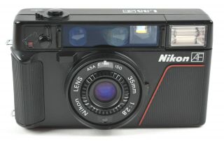 Rare Iso 1000 Nikon L35 Af 35mm Compact Film Camera - Japan