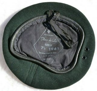 Rare American Vietnam War Special Forces Green Beret Us Nam Dated 1961