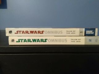 Star Wars Omnibus Tales of the Jedi Volume 1 - 2 FULL SET Rare Out of Print 3