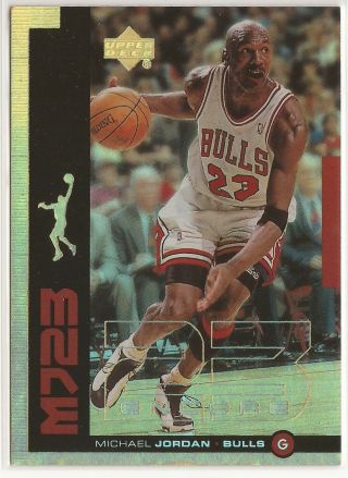 Michael Jordan 1998 - 99 Upper Deck Ud Encore Mj23 Gold F/x M9 6/23 Rare