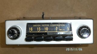 Austin Healey 3000 59 - 63 Rare Radiomobile Radio Am (, Positive Ground) 12v