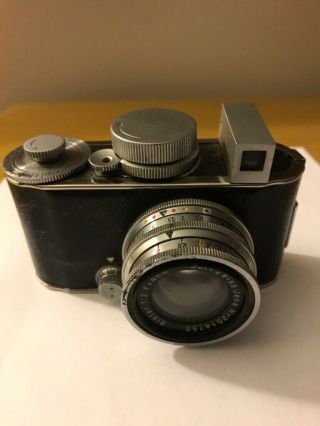 Very Rare Robit Camera,  Otto Berning & Co,  With Carl Zeiss Jena Biotar Lens 1:2