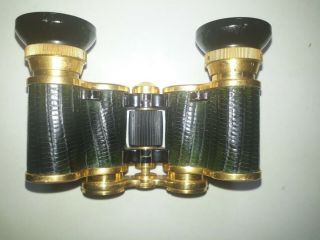 Binoculars Carl Zeiss Jena Teleater 3x13,  5 gold plated rare clear image 2