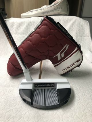 Tour Issue Taylormade Spider Mallet 72 " Slant Neck " Putter - Rare Tour Only -