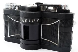 PANON WIDELUX F6B Black 35mm Panoramic Film Camera 