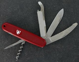 Victorinox 108 Mm Fireman Rare Red Swiss Knife