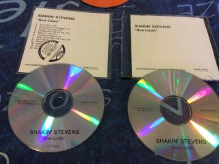 Shakin Stevens very rare now listen cd singles and lp 3