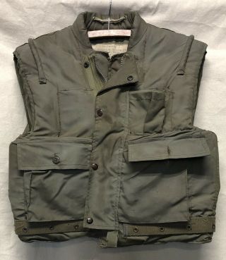 Rare Vintage Vietnam Era Us Marine Flack Vest Size Medium (40”)