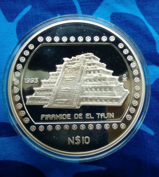 1993 Mexico N$10 Pesos 