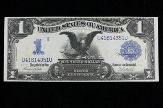 1899 $1 Large Silver Certificate Fr 233 Type 1 Strong Extra Fine " Rare Type 1 "
