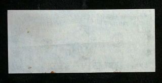 Rare Old $5 Blank Back Error 1969 - C Frn Missing First Print / Incredibly Scarce