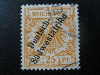 Southwest Africa German Colony Mi.  9 Rare Stamp Cv $600.  00