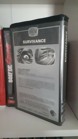 Survivance NTSC french VHS Uncut ultra rare Jeff Liberman big box 2