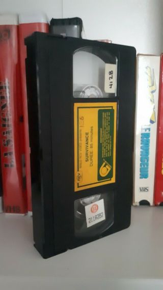 Survivance NTSC french VHS Uncut ultra rare Jeff Liberman big box 3