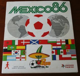 1986 Panini Mexico 86 Complete Sticker Album Yugoslavia Edition Rare