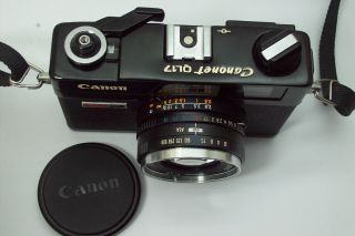 CANON CANONET QL - 17 G - III RARE BLACK RANGEFINDER - CAMERA WITH 40MM 1.  7 LENS 2