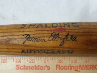 1905 Baseball Bat,  Spalding Norman Elberfeld Tobasco Kid Autograph Rare 31 " Ex