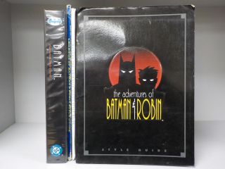 Batman Style Guides (inc.  The Animated Series) - Rare - 4 Binders (id:750)