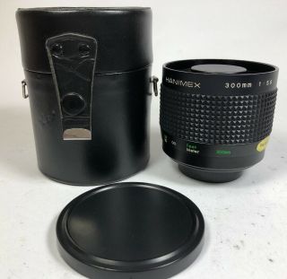 Rare Hanimex 300mm F5.  6 Reflex Mirror Lens T Mount 92 And