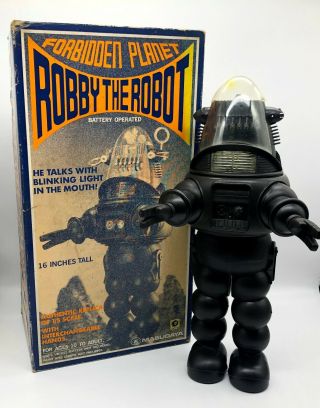 Rare 1983 Masudaya Forbidden Planet Robby The Robot Talking Figure Limited 3