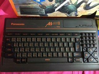 RARE PANASONIC PC MSX2 FS - A1MKS CONSOLE AND 2 JOY PAD&AC ADAPTER 2