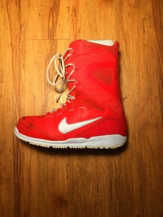 Nike Zoom Kaiju Snowboard Boots Rare Antarctic Red