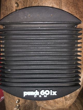Old School Rockford Fosgate Punch 60ix Dsm 2 Channel Amplifier,  Rare,  Usa,