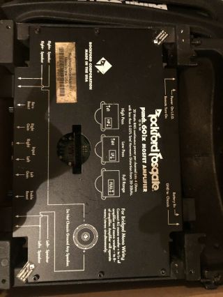 Old School Rockford Fosgate Punch 60ix DSM 2 Channel Amplifier,  RARE,  USA, 2