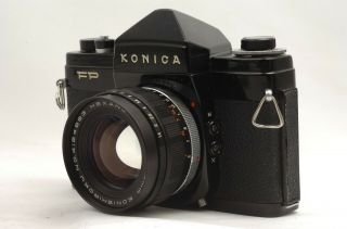 @ Ship in 24 Hrs @ Rare @ Konica FP 35mm SLR Film Camera Hexanon 52mm f1.  4 Lens 2