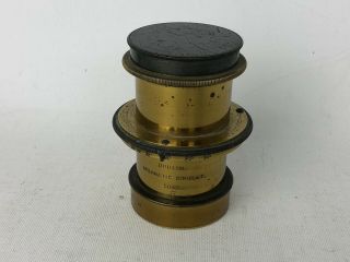 RARE c.  1875 Aplanatic Doublet Lens by Sir Howard Grubb Dublin No.  5092 3