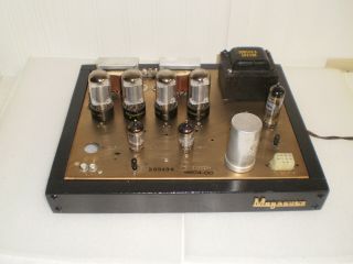 Magnavox Stereo Tube Amplifier,  Rare Gold Anodized Chassis,  6v6 Outputs