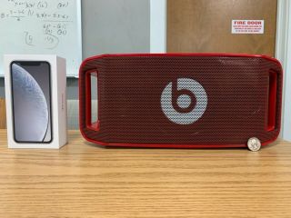 Rare Red Lil Wayne Limited Ed.  Beats By Dre Beatbox Portable Bluetooth Speaker