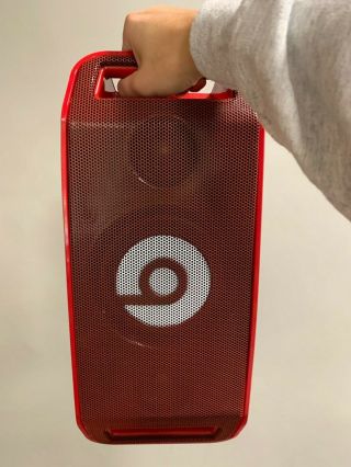 RARE Red Lil Wayne Limited Ed.  Beats by Dre Beatbox Portable Bluetooth Speaker 3