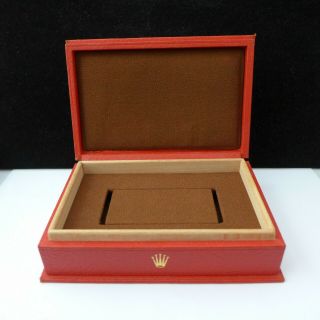 V Rare Vintage 1950s Gents Rolex Red 4 Crown Box For The Top Gold 1950s Models