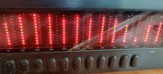 AudioSource Model EQ Ten 10 Graphic Equalizer Spectrum Analyzer Rare 3