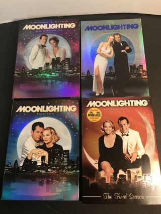 Rare Moonlighting Dvds Complete Series 1 2 3 4 5 Bruce Willis Cybill Shepherd
