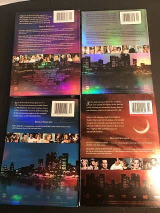 Rare Moonlighting DVDs Complete Series 1 2 3 4 5 Bruce Willis Cybill Shepherd 2
