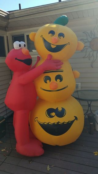 Rare Sesame Street Elmo Halloween Airblown Inflatable 7 