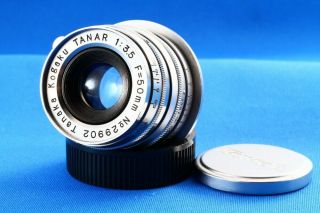 " Very Rare " Tanaka Kogaku Tanar 50mm F3.  5 Ltm39 Lens,  From Jp 2990