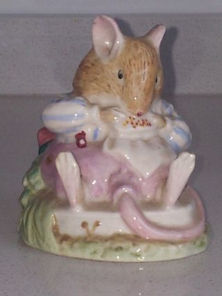 Royal Doulton - Brambly Hedge Figurine - Very Rare (rude) Mr Toadflax - Dbh10a 1983