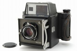Rare Marshal Press Film Camera,  Nikkor - Q 105mm F3.  5 Lens From Japan 1029